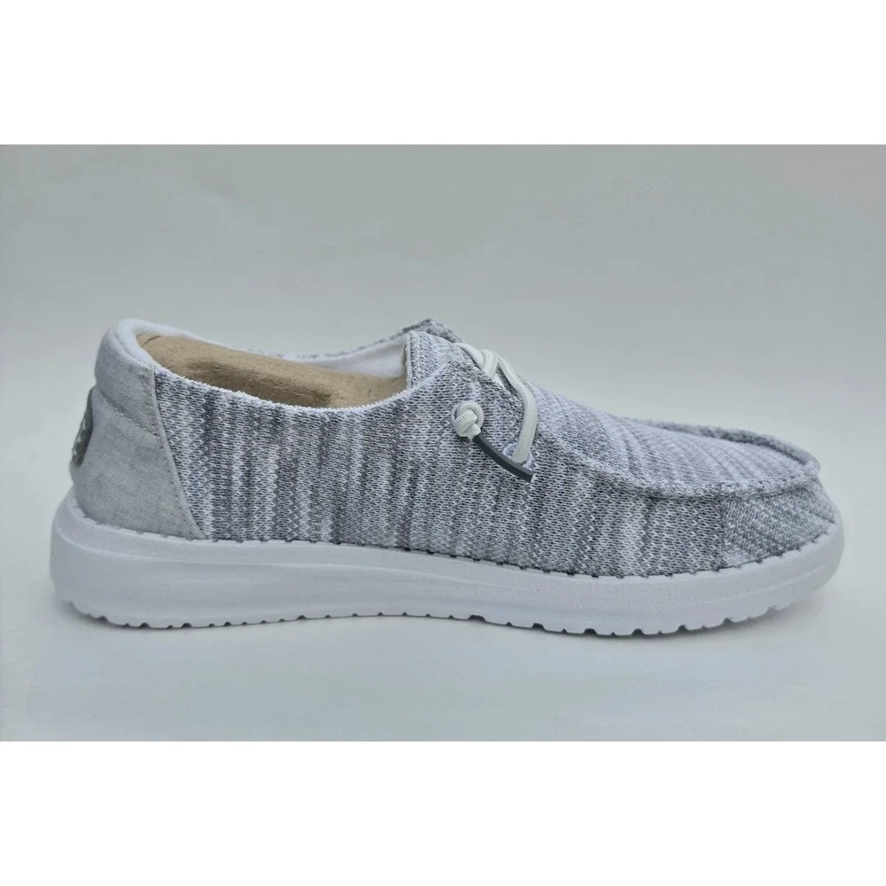 Hey Dude Wendy‎ Sox Glacier Grey Womens 5
